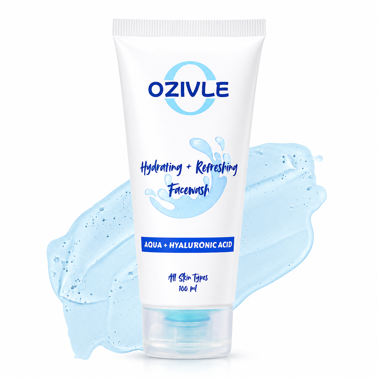 Aqua + Hyaluronic Acid Facewash – Deep Hydration for All Skin Types – 100ml (New Packaging)